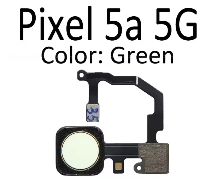 （取り寄せ品）Google Pixel 5a(5G) 指紋センサーフレックスケーブル　緑　