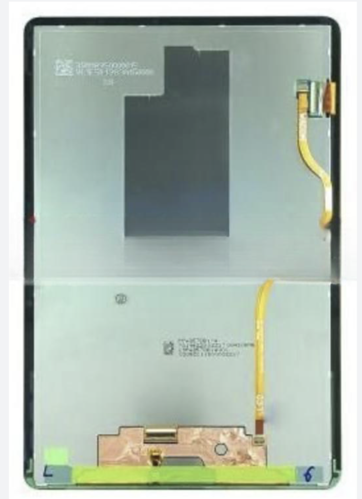 （取り寄せ品）Galaxy Tab S8 (SM-X700｜X706) フロントパネル 黒