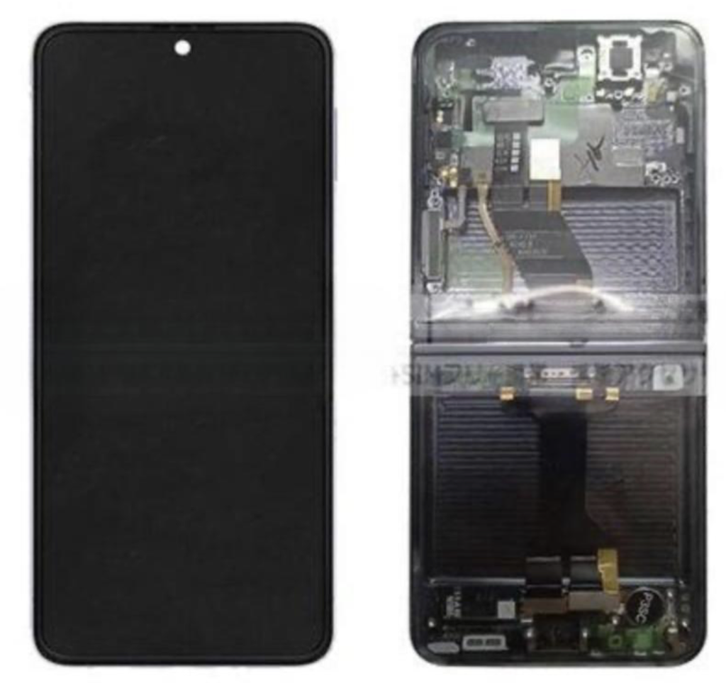 （取り寄せ品）Galaxy Z Flip5 フロントパネル(大）フレーム付き