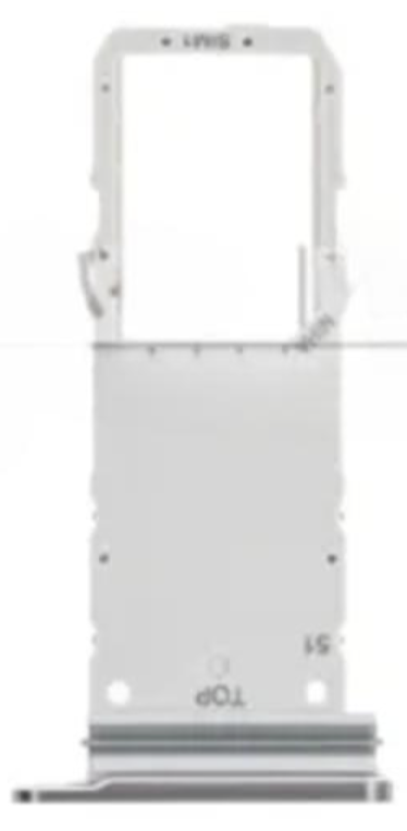 （取り寄せ品）Galaxy Note20 4G｜5G SIMトレイ　シングル　銀