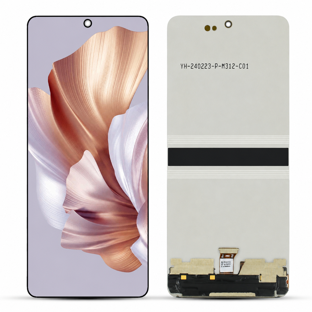 （取り寄せ品）ZTE Libero Flip A304ZT フロントパネル 黒