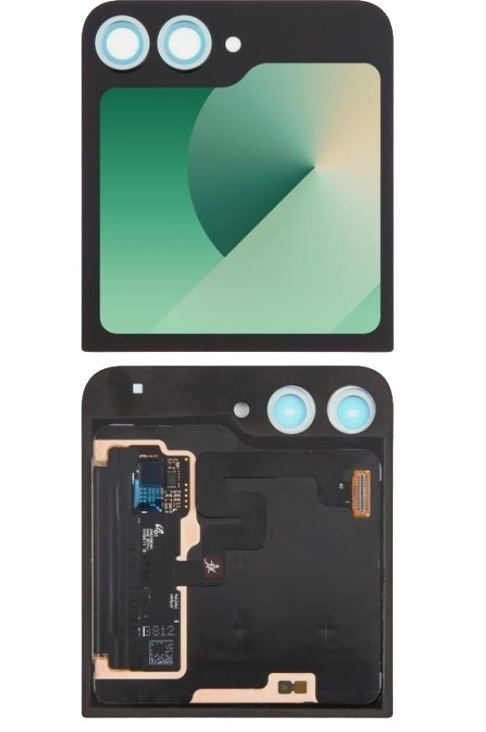 Galaxy Z Flip6 外部パネル  (小）グリーン