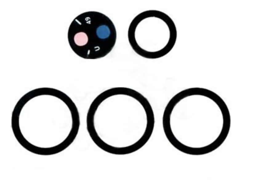 （取り寄せ品）Galaxy S21 Ultra 5G カメラレンズガラス　5点セット 黒