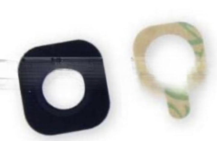 （取り寄せ品）Galaxy S8 ｜S8+カメラレンズ　ガラスのみ 黒