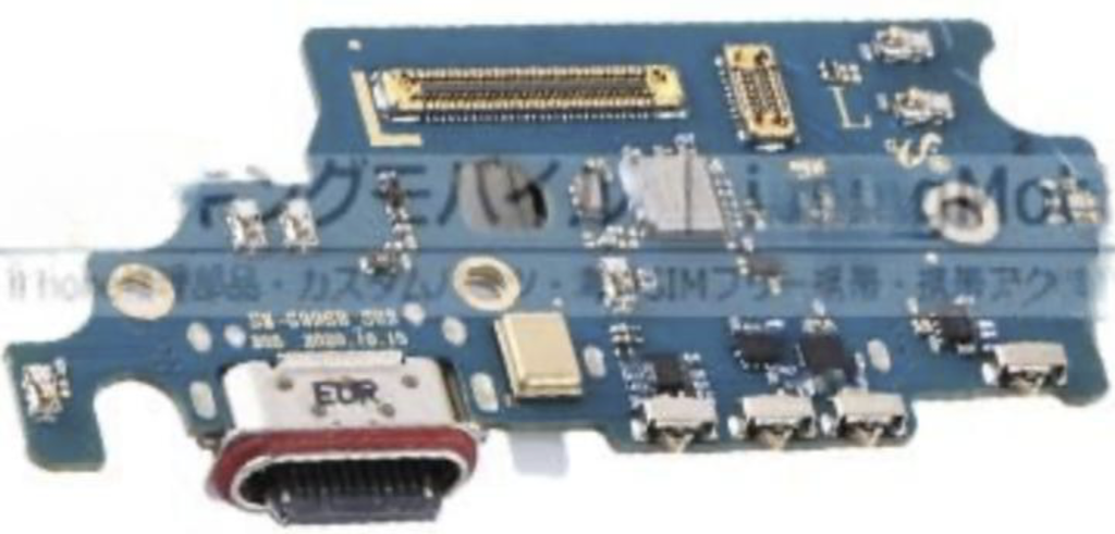 （取り寄せ品）Galaxy  S21+（SM-G996B）充電ポートボード EU版