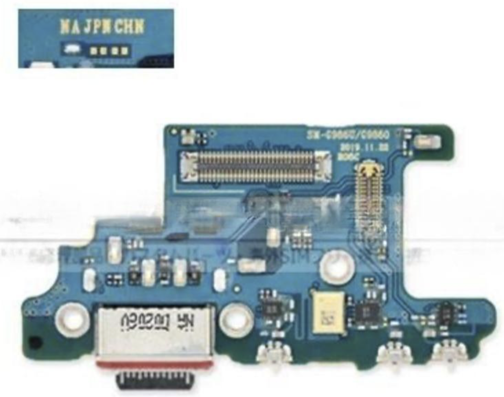 （取り寄せ品）Galaxy S20+ 4G｜5G (SM-G986U) 充電ポートボード US版 （NA)