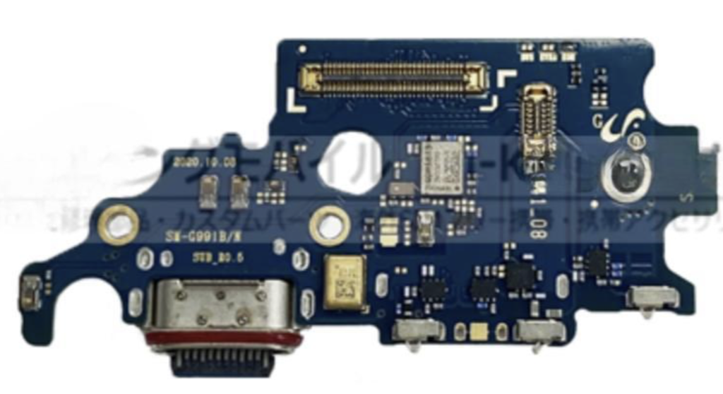 （取り寄せ品）Galaxy S21（SM-G991N）用 充電ポートボード KOR