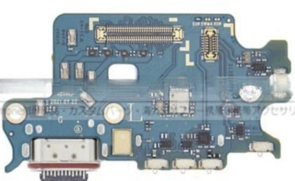 （取り寄せ品）Galaxy S22 5G (SM-S901B) 充電ポートボード EUR