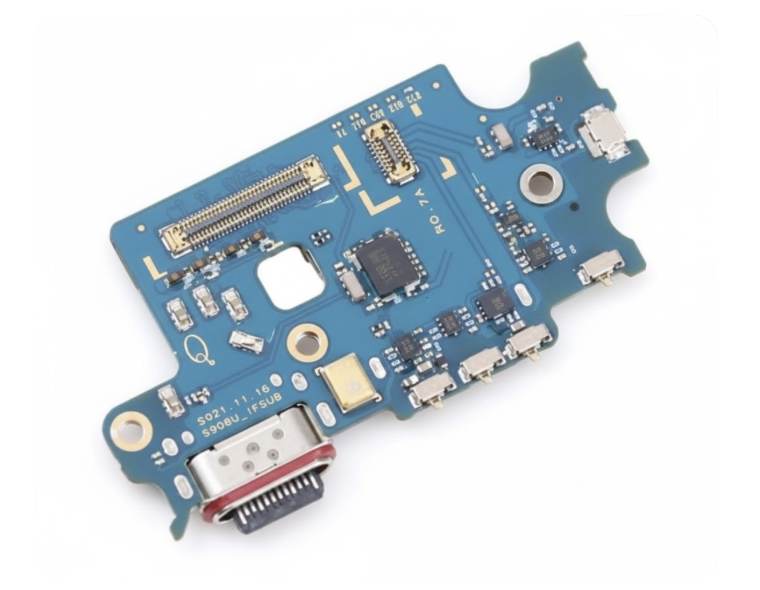 （取り寄せ品）Galaxy S22+ 5G (SM-S906E)充電ポートボード GLR