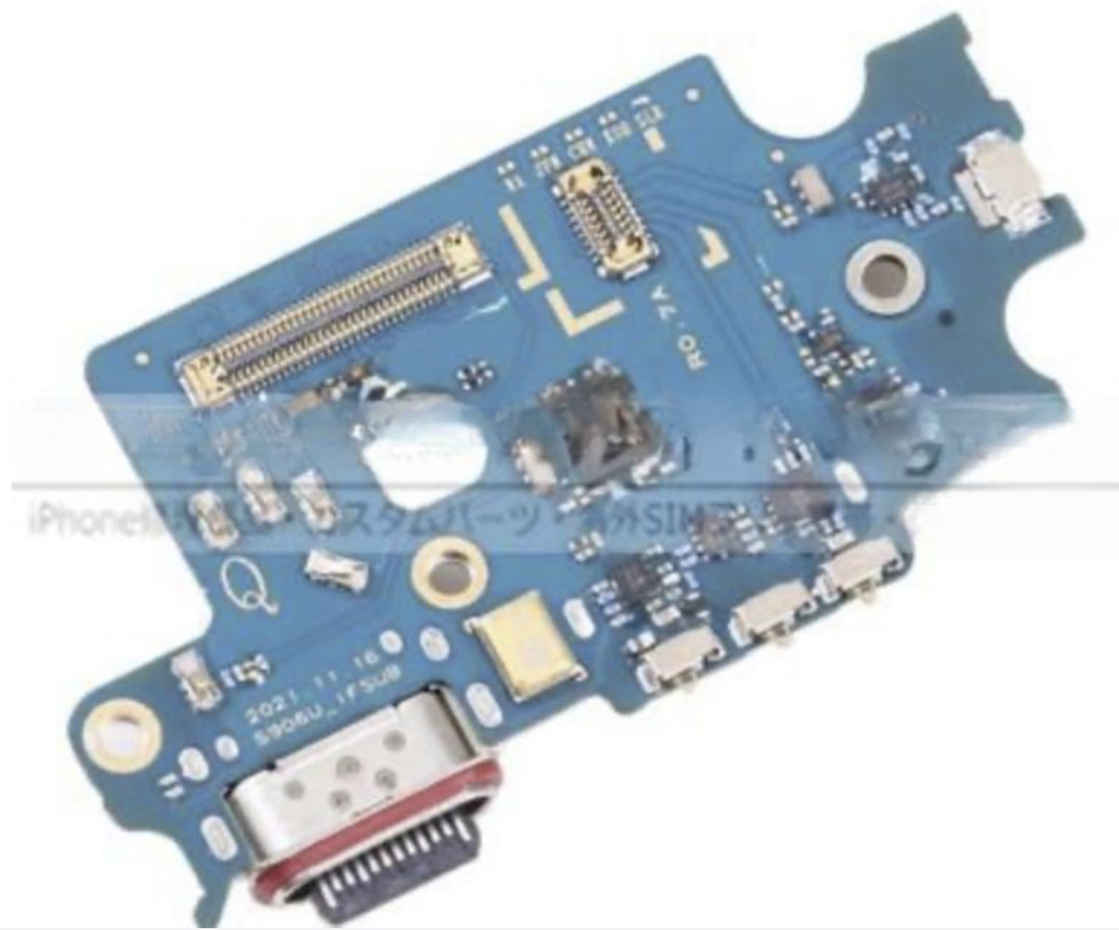 （取り寄せ品）Galaxy S22+ 5G (SM-S906E)充電ポートボード GLR
