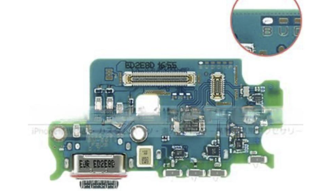（取り寄せ品）Galaxy S23 (SM-S911B) 充電ポートボード (B)
