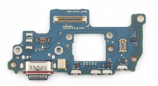 （取り寄せ品）Galaxy S24 FE (SM-S721B)充電ポートボード（B）