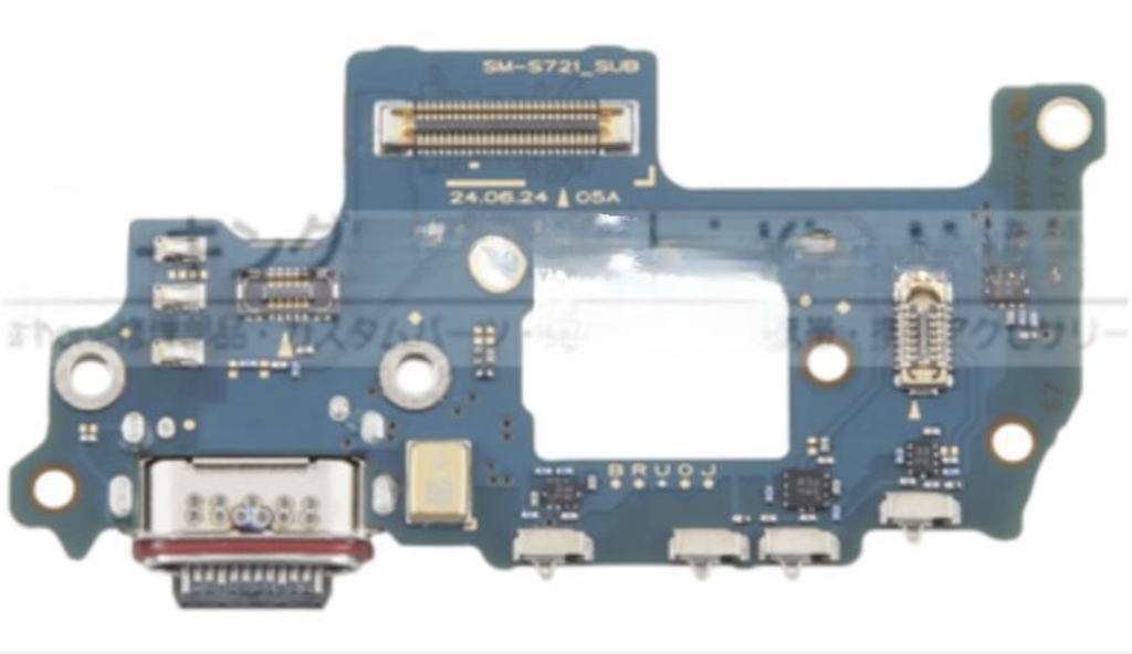 （取り寄せ品）Galaxy S24 FE (SM-S721U)充電ポートボード（U）