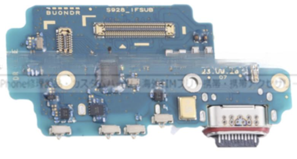 （取り寄せ品）Galaxy S24 Ultra（SM-S928B）充電ポートボード(B)