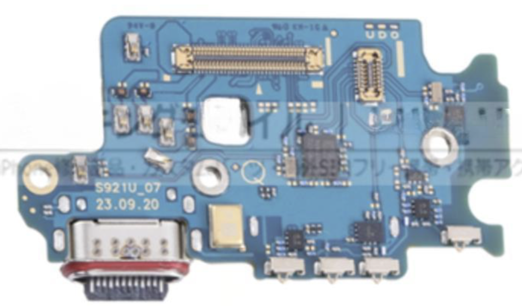 （取り寄せ品）Galaxy S24（SM-S9210）充電ポートボード（O）