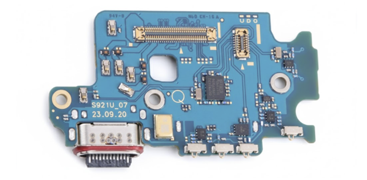（取り寄せ品）Galaxy S24（SM-S921U）充電ポートボード（U）