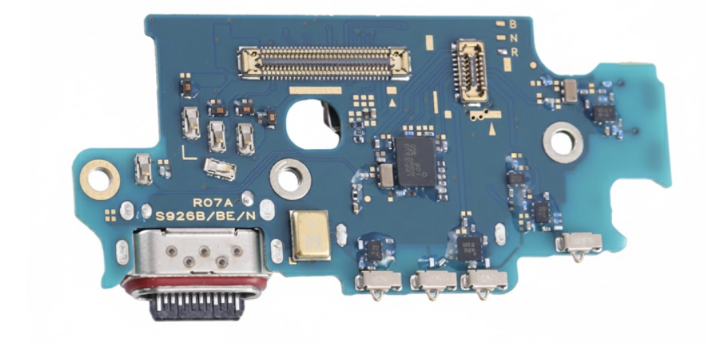 （取り寄せ品）Galaxy S24+(SM-S926B)充電ポートボード(B)