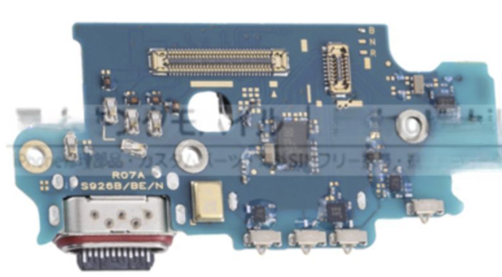 （取り寄せ品）Galaxy S24+(SM-S926B)充電ポートボード(B)