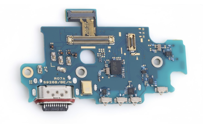 （取り寄せ品）Galaxy S24+(SM-S926E)充電ポートボード（R）