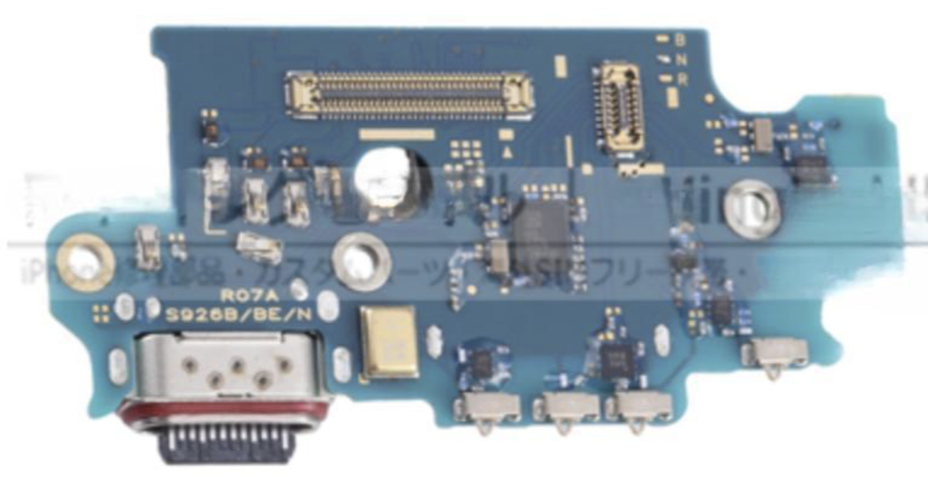 （取り寄せ品）Galaxy S24+(SM-S926N)充電ポートボード(N)