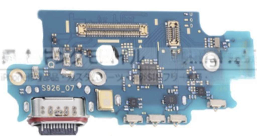 （取り寄せ品）Galaxy S24+(SM-S926U)充電ポートボード（U）
