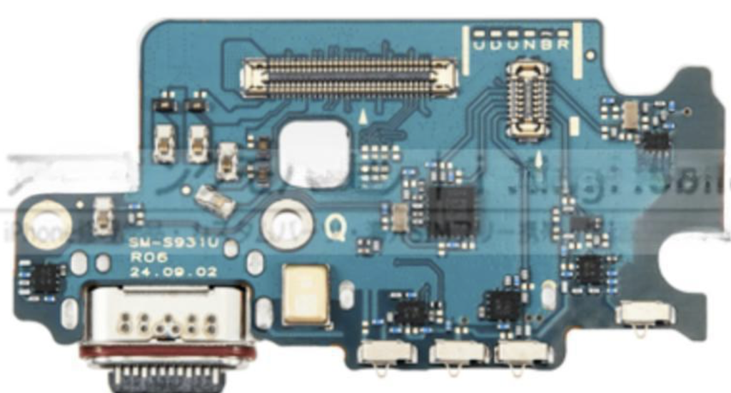 （取り寄せ品）Galaxy S25（SM-S931B）充電ポートボード(B)