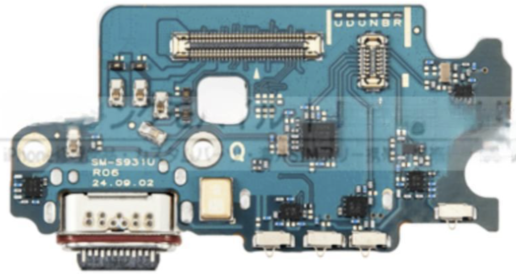 （取り寄せ品）Galaxy S25（SM-S931E）充電ポートボード(R)
