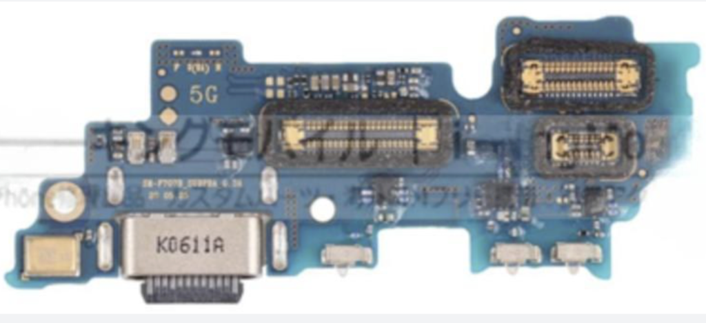 （取り寄せ品）Galaxy Z Flip 5G（SM-F707B） 充電ポートボード（B）