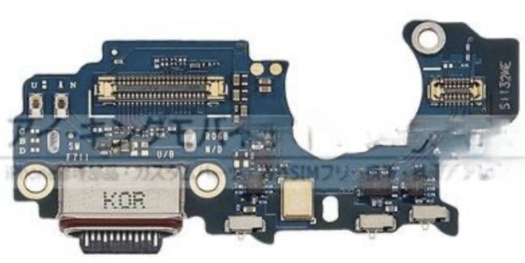 （取り寄せ品）Galaxy Z Flip3 5G(SM-F711N)充電ポートボード（N）