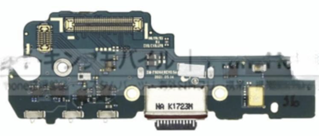 （取り寄せ品）Galaxy Z Fold3 5G (SM-F926B）充電ポートボード (B)