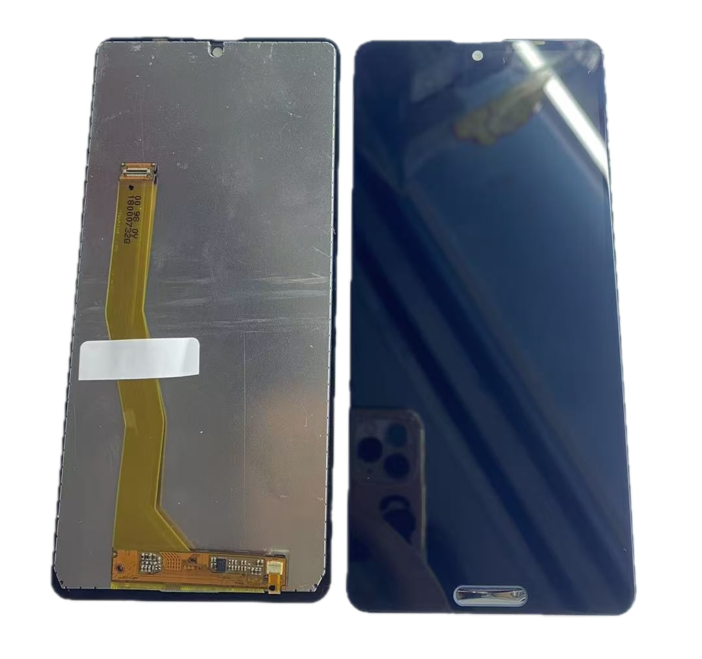 （取り寄せ品）AQUOS Sense4｜Sense 5G フロントパネル 黒 指紋無