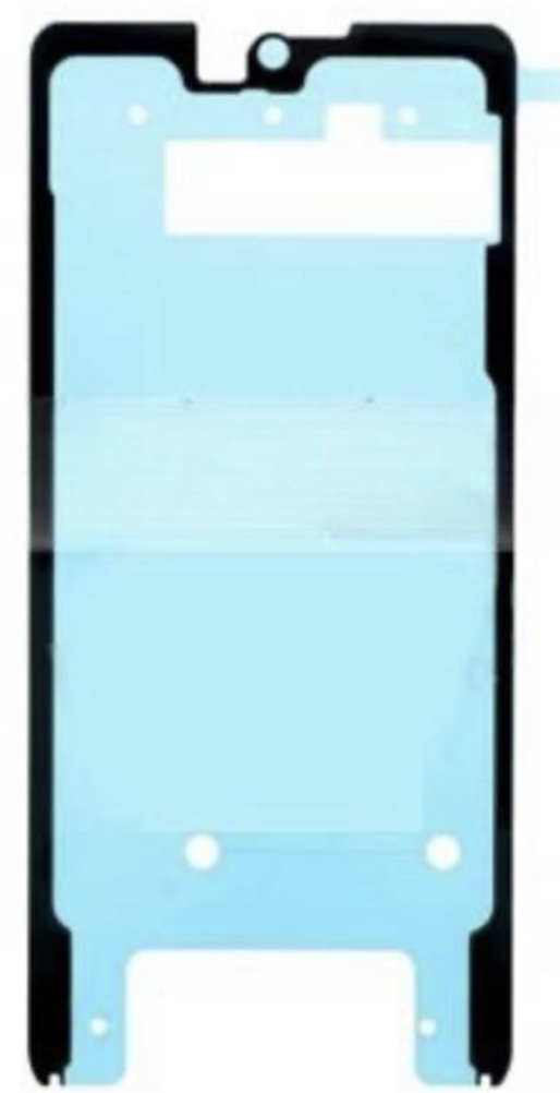 （取り寄せ品）Galaxy Note10 lite  フロントパネル用 接着テープステッカー  5枚セット 