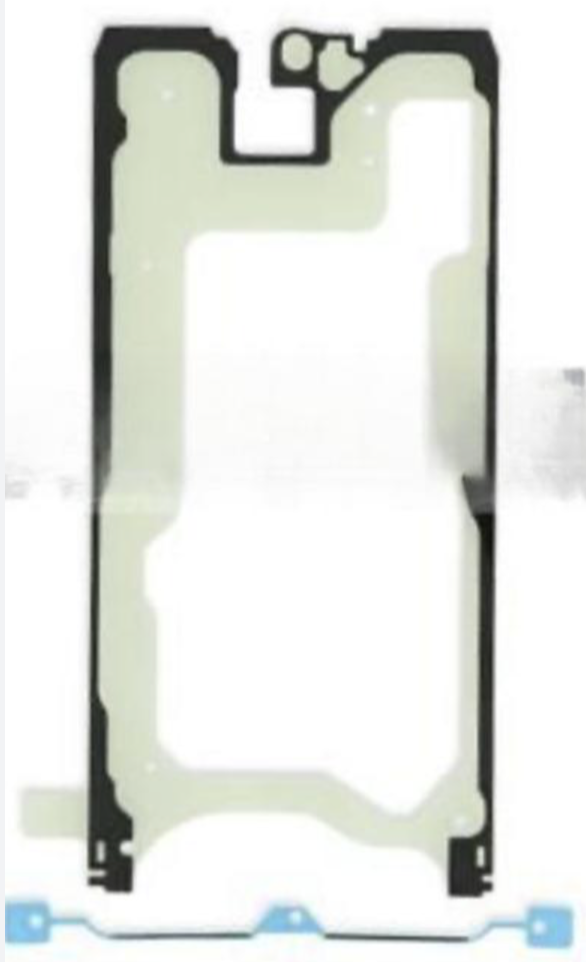 （取り寄せ品）Galaxy Note10+ 4G｜5Gフロントパネル用 接着テープステッカー