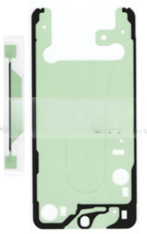 Galaxy S23 フロントパネル用 接着テープステッカー 5枚セット 