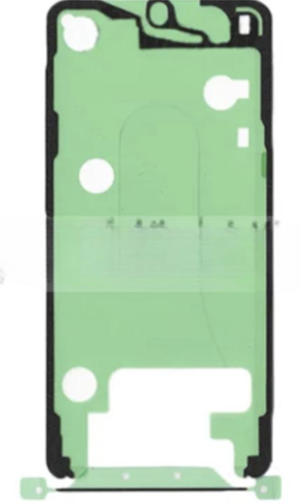 Galaxy S23+ フロントパネル用 接着テープステッカー 5枚セット 