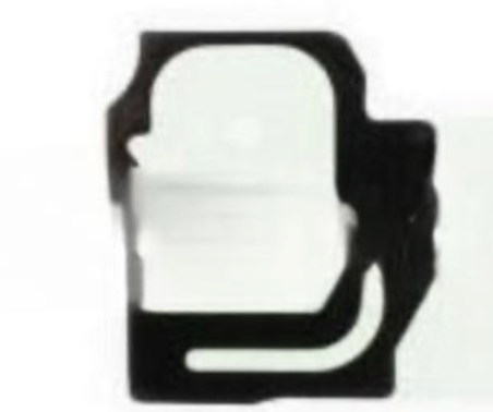 （取り寄せ品）Galaxy  S8+ カメラレンズカバー用接着テープステッカー