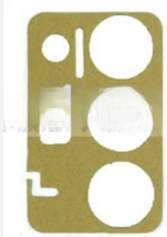 （取り寄せ品）Galaxy Note20 Ultra 4G｜5G カメラレンズ用接着テープステッカー