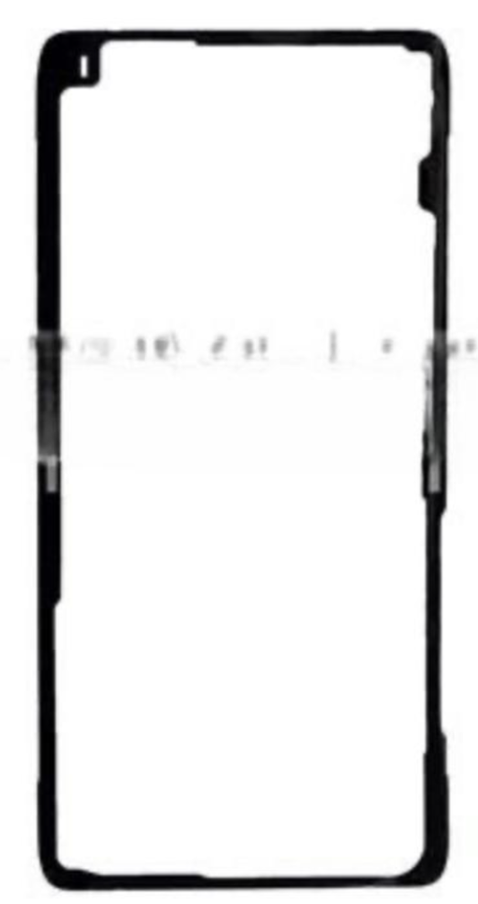 （取り寄せ品）Galaxy Note20 4G｜5G バックカバー用 接着テープステッカー 5枚セット 
