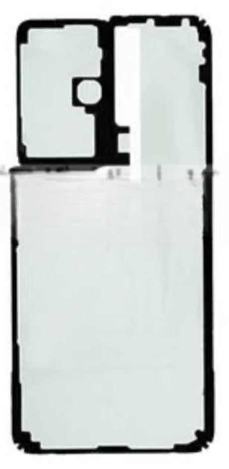Galaxy S21 Ultra バックカバー用 接着テープステッカー 5枚セット 
