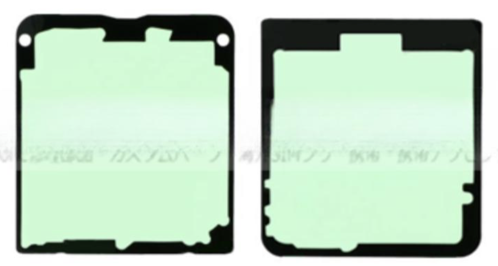 （取り寄せ品）Galaxy Z Flip 5G バックカバー用 接着テープステッカー