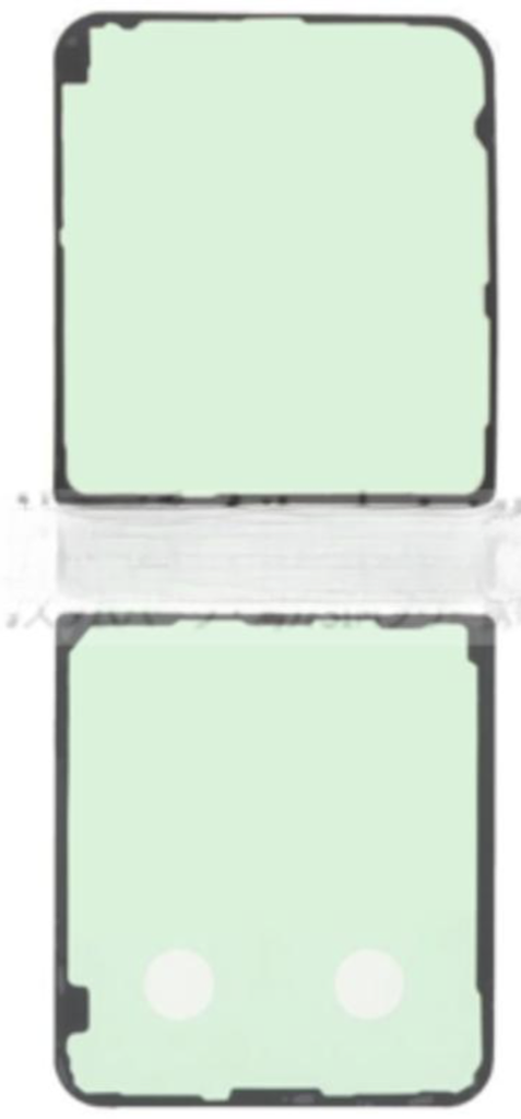 （取り寄せ品）Galaxy Z Flip6 バックカバー用 接着テープステッカー