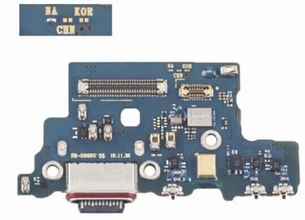 （取り寄せ品）Galaxy S20 Ultra 5G (SM-G988U)チャージングポートボード US版 (NA)