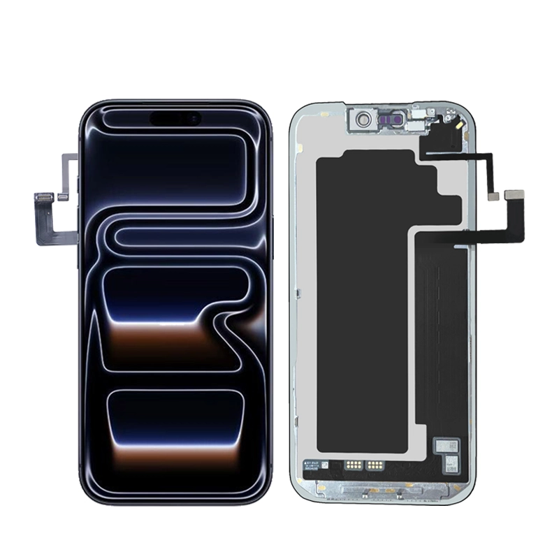 iPhone 17Pro Max フロントパネル 黒｜互換品（SoftOLED） 