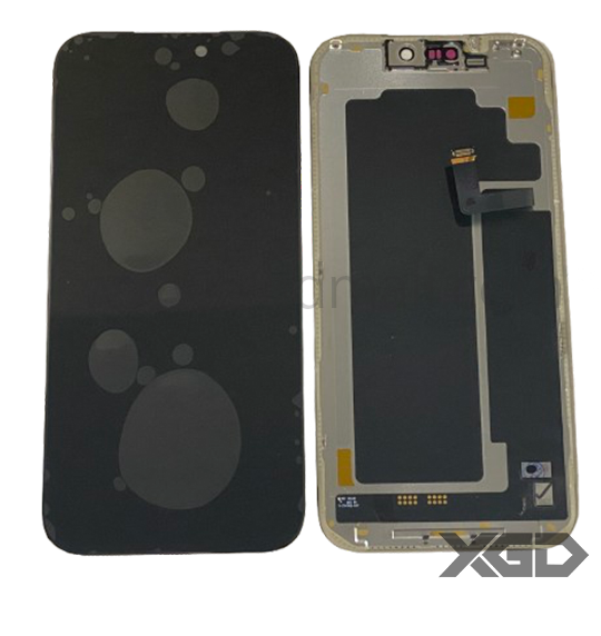 iPhone 17Pro Max フロントパネル 黒｜互換品（SoftOLED）FOG 