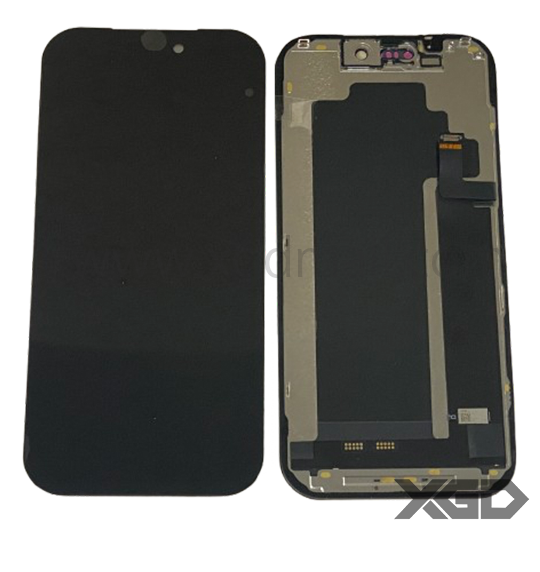 iPhone 17Pro フロントパネル 黒｜互換品 LCD HD+