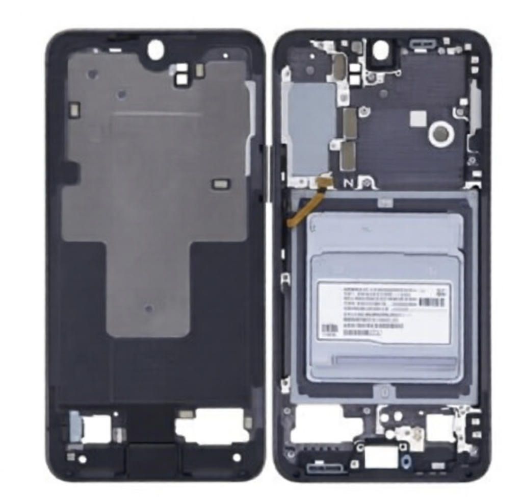 [X9499ﾐﾄﾞﾙﾌﾚｰﾑ] （取り寄せ品）Galaxy S22 5G ミドルフレーム サイドキー付き