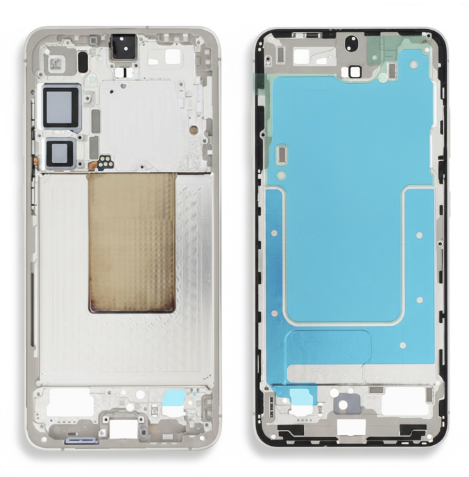 [X9509ﾐﾄﾞﾙﾌﾚｰﾑ] （取り寄せ品）Galaxy S24+ ミドルフレーム サイドキー付き