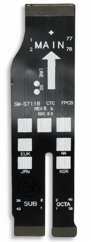 （取り寄せ品）Galaxy S23 FE マザーボードフレックスケーブル