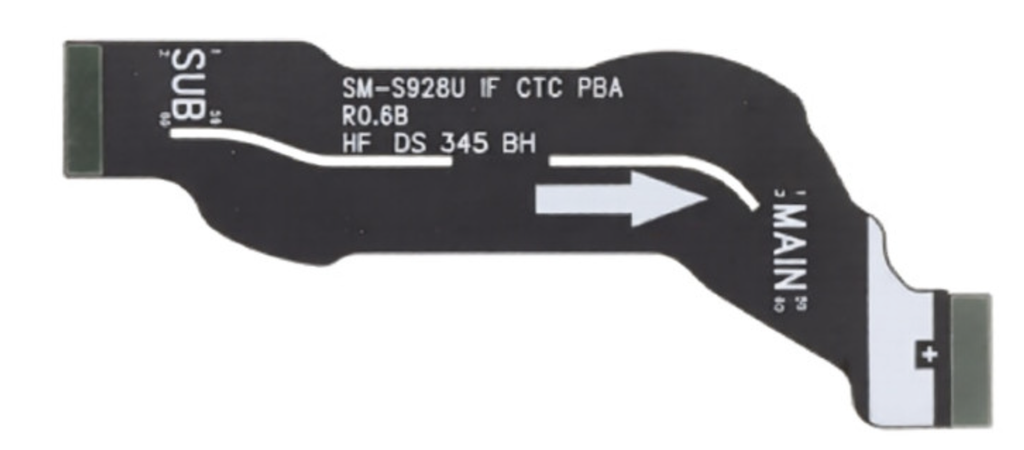 （取り寄せ品）Galaxy S24 Ultra メインボード フレックスケーブル