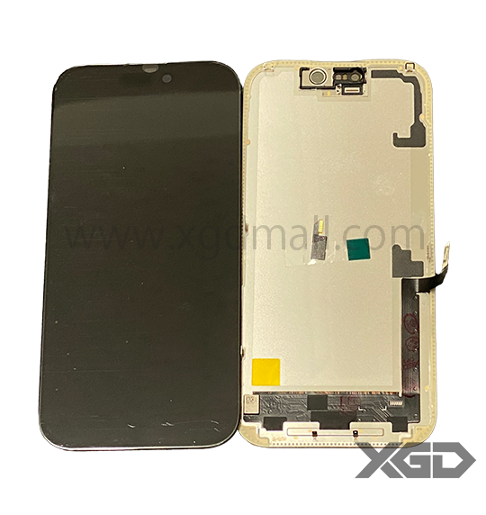 iPhone 17 フロントパネル 黒｜互換品（HardOLED） 